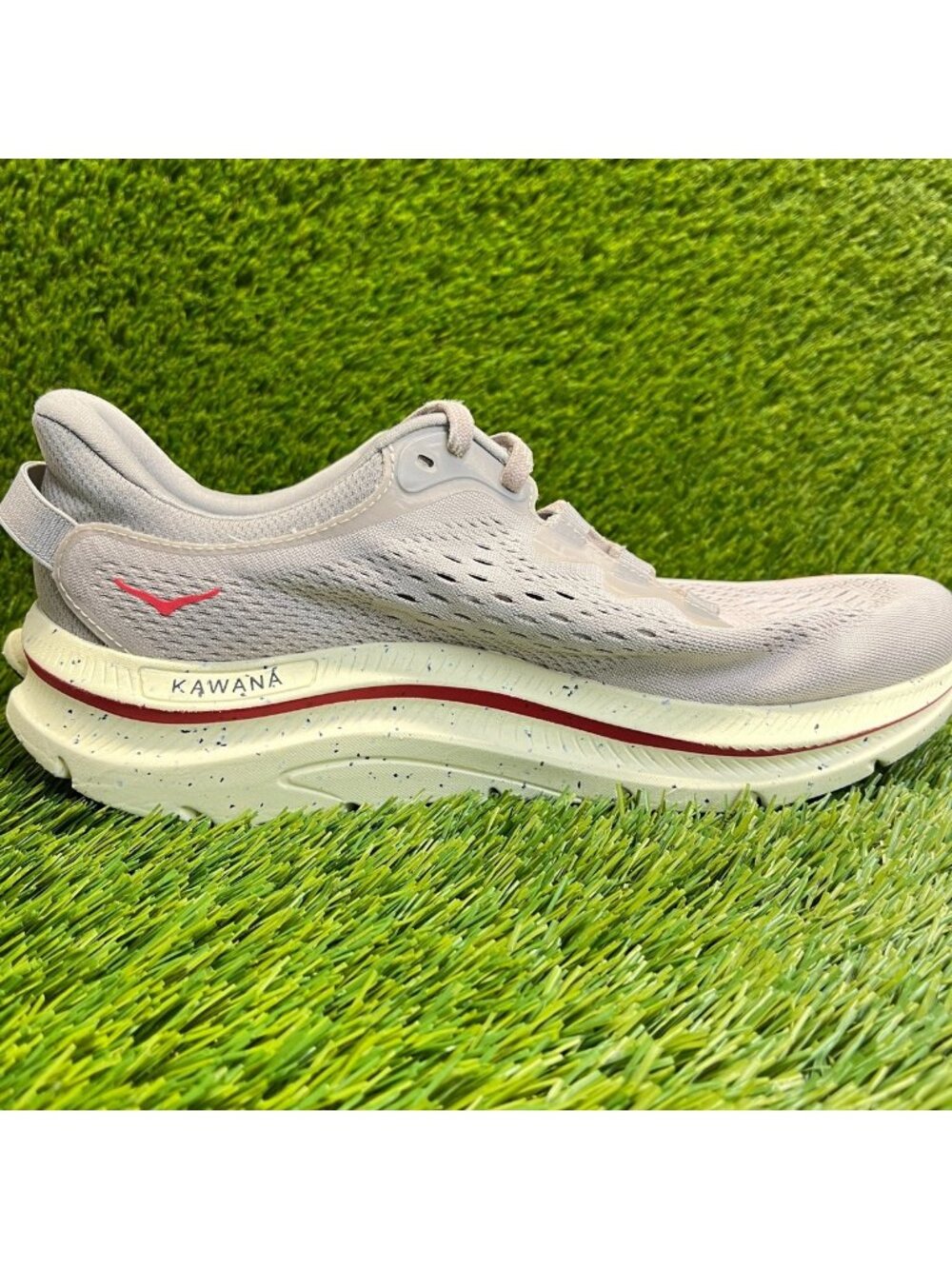 Hoka One One Kawana 2 Womens Size 9.5 Gray Red Athletic Running Shoes Sneakers - Picture 4 of 11
